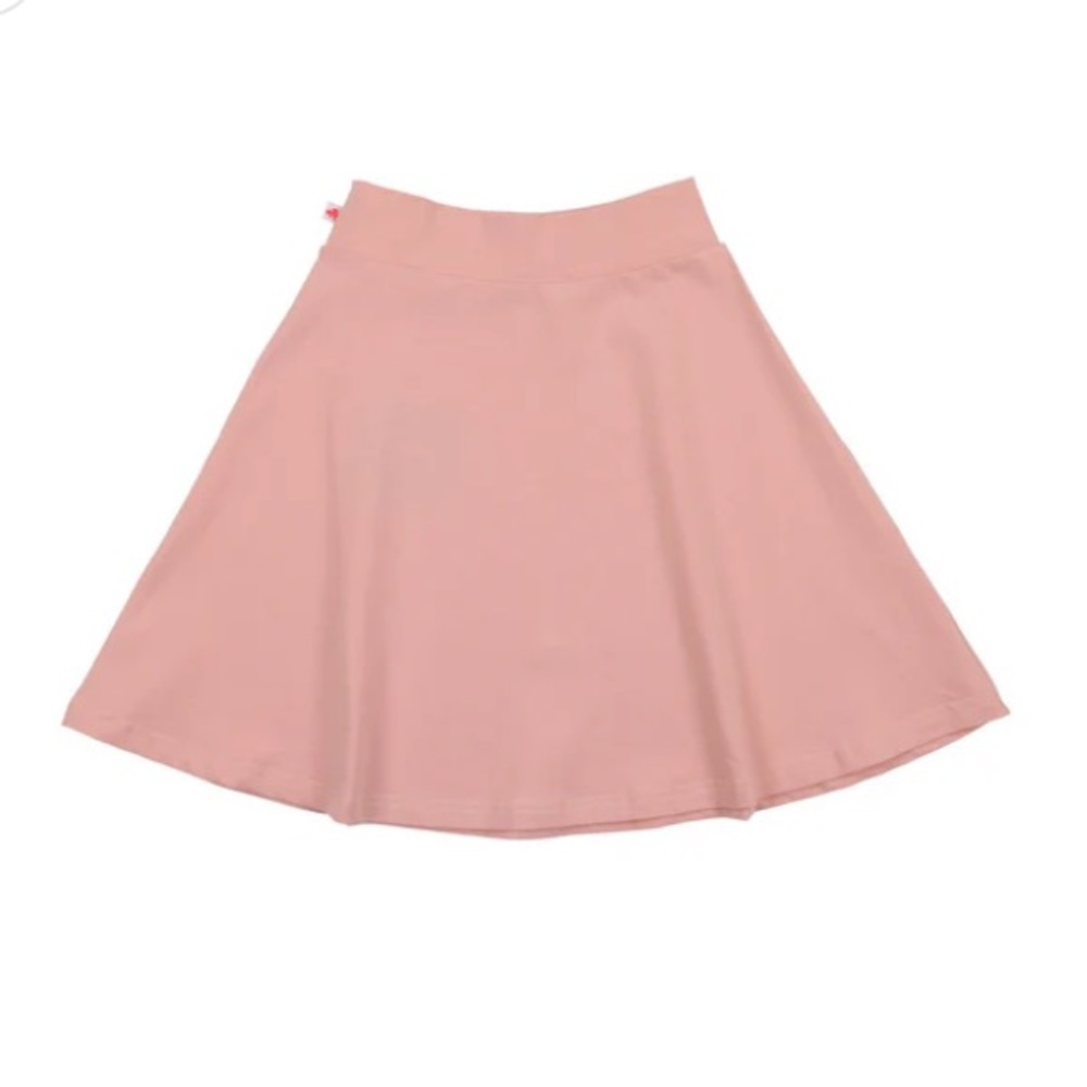 Three Bows, Classic Ribbed Skirt, Blush Size 14 Teen, 0 Women NWT